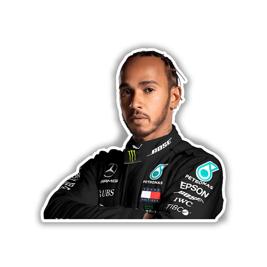 LEWIS HAMILTON STICKER - 6 - stickyfunk premium stickers