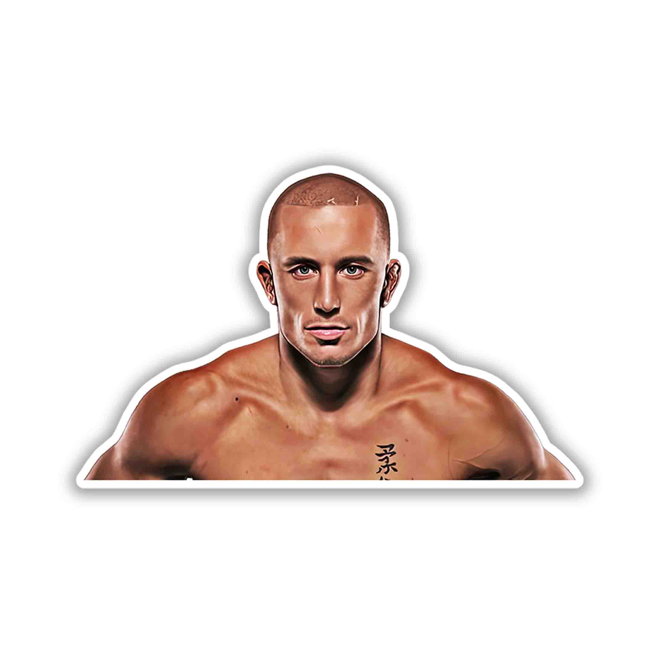 GEORGES ST - PIERRE - 3 - stickyfunk premium stickers