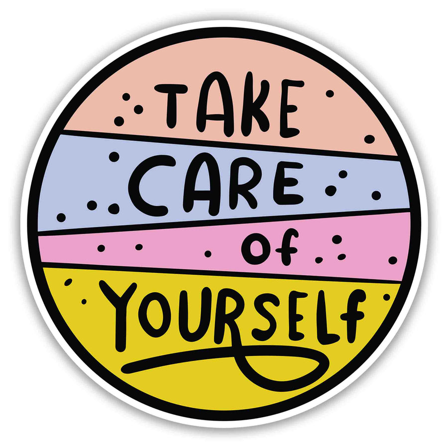 Self‑Care Sunshine Sticker