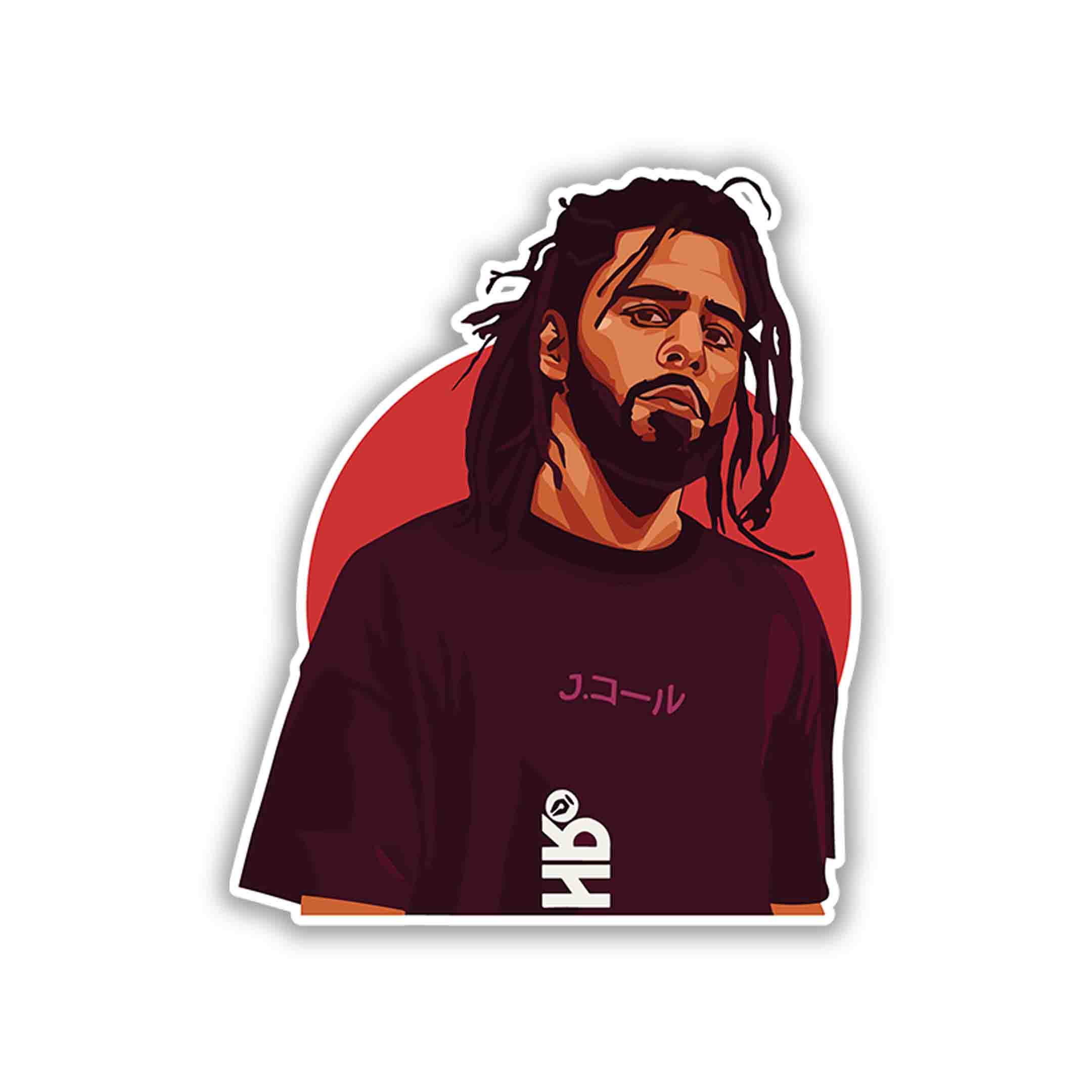 J COLE - 3 - stickyfunk premium stickers