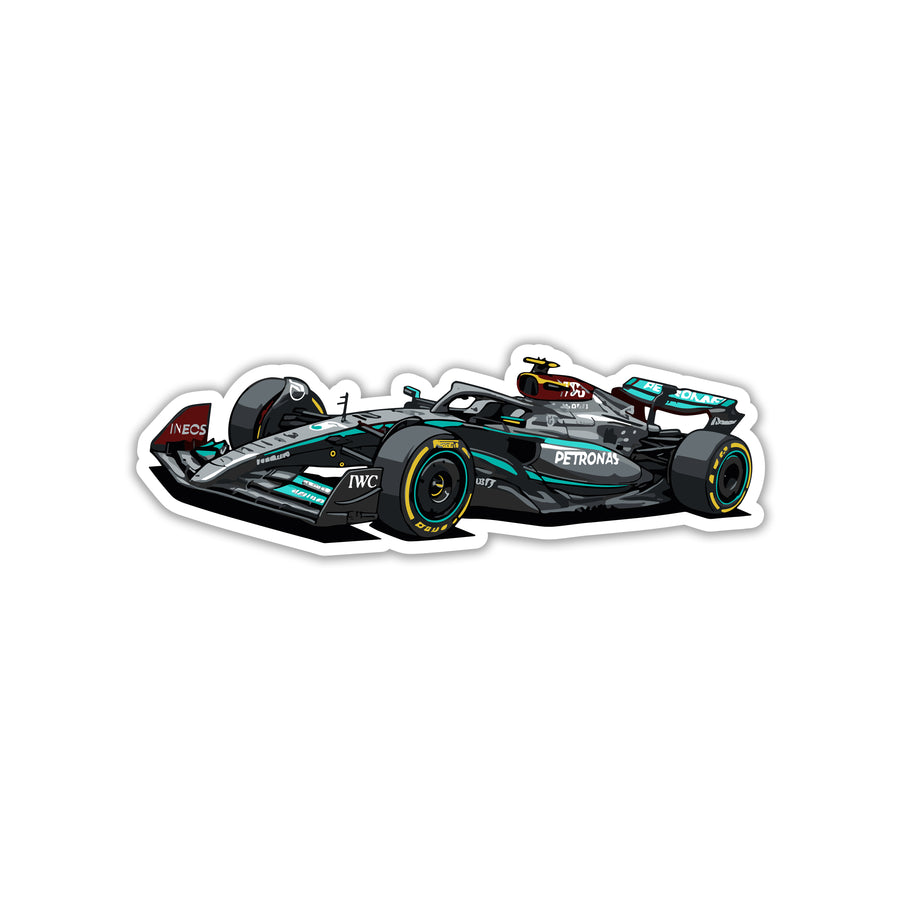 GEORGE RUSSELL - F1 RACE MACHINE 63 STICKER
