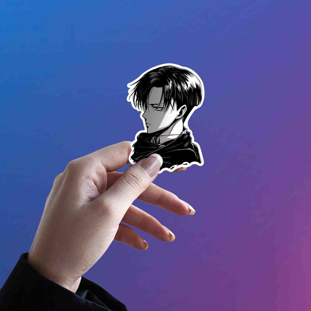 LEVI ACKERMAN MANGA STICKER - stickyfunk premium stickers