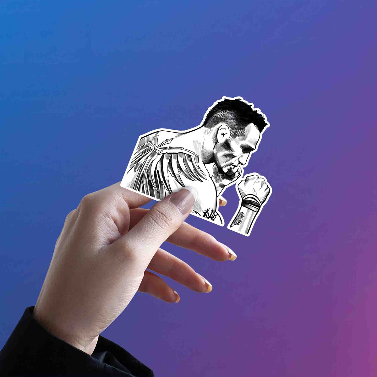 Sketchbook Winged Boogeyman – Tony Ferguson Sticker