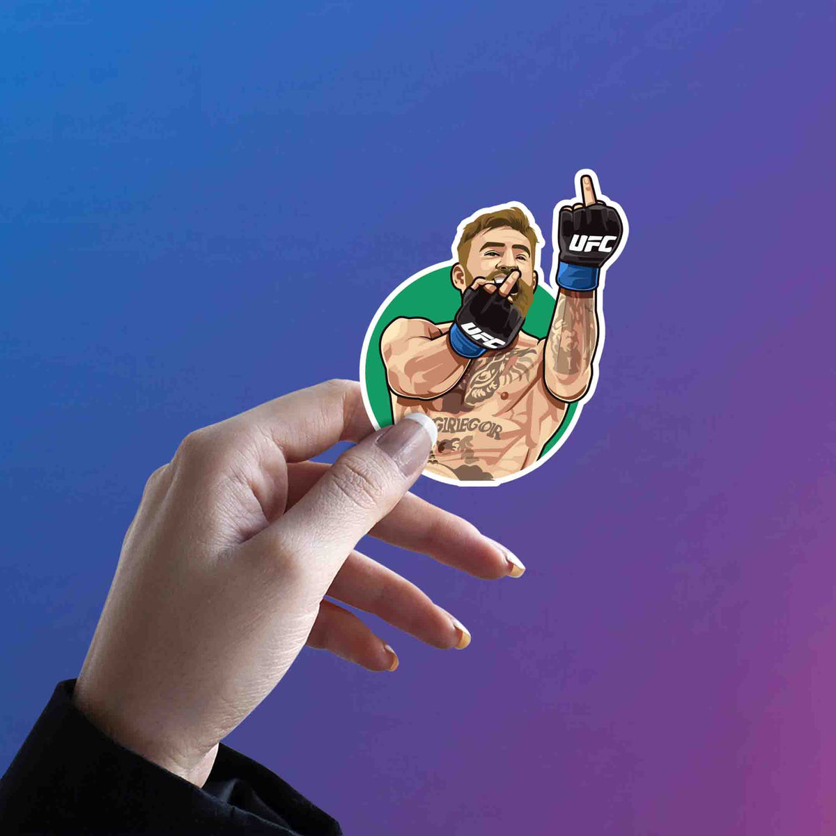 Notorious Middle Finger – Conor McGregor Sticker