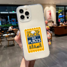 Go Places Travel Ticket Sticker