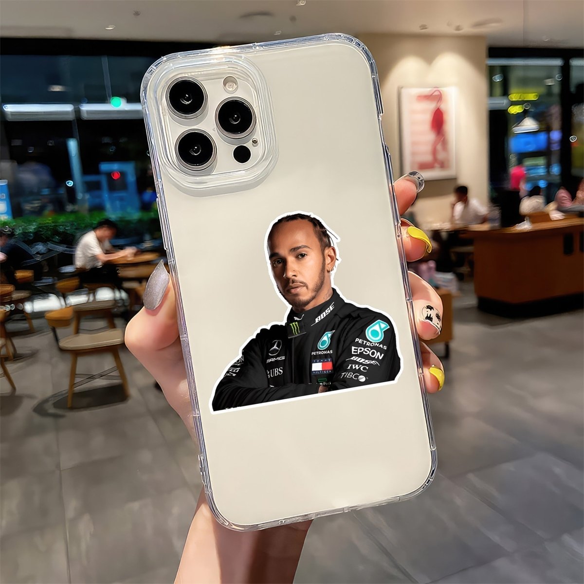 LEWIS HAMILTON STICKER - 6 - stickyfunk premium stickers