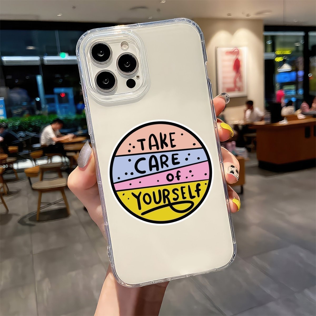 Self‑Care Sunshine Sticker