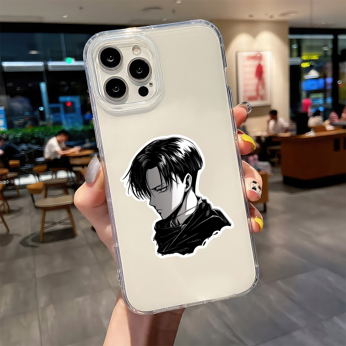 LEVI ACKERMAN MANGA STICKER - stickyfunk premium stickers