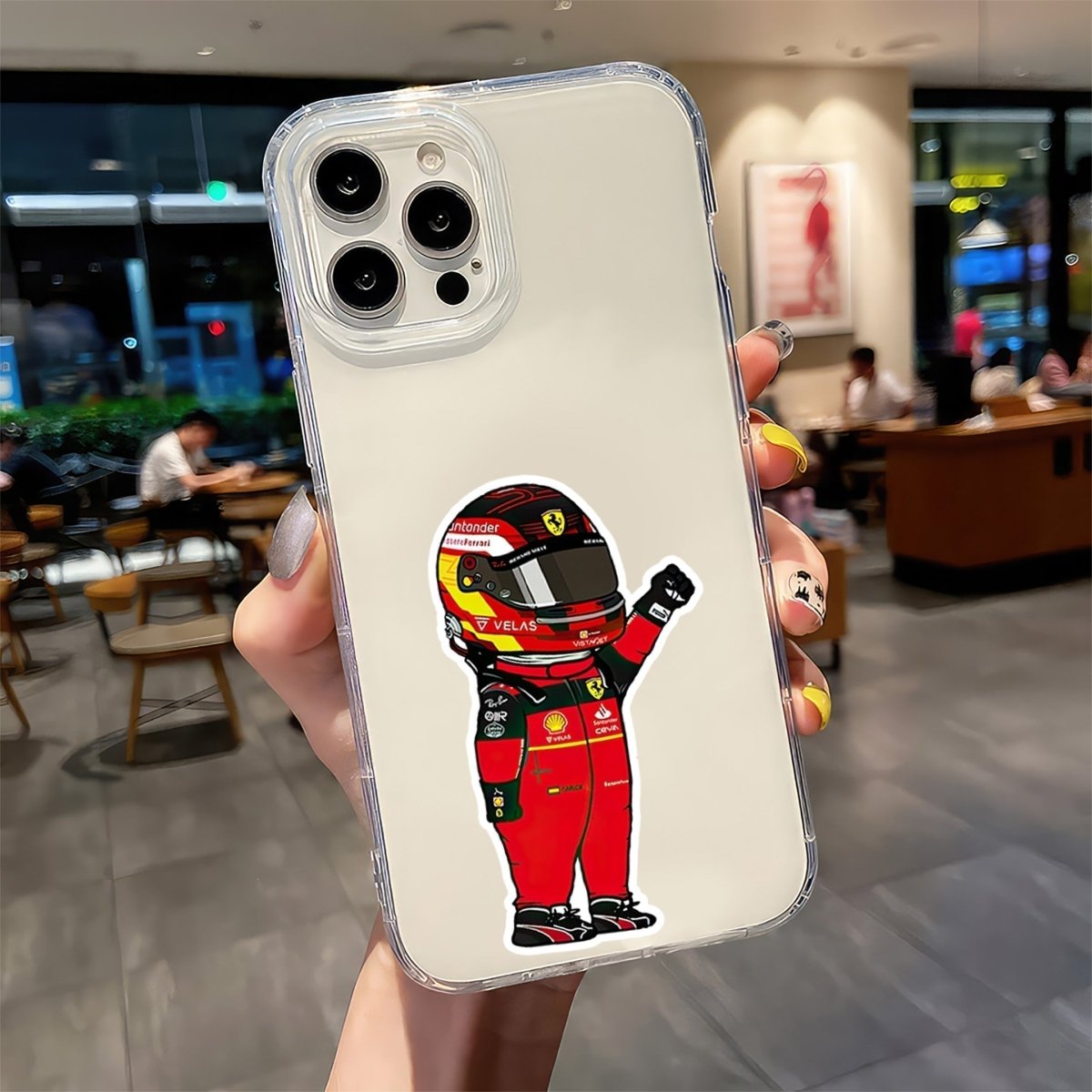 CARLOS SAINZ JR. STICKER - 2 - stickyfunk premium stickers