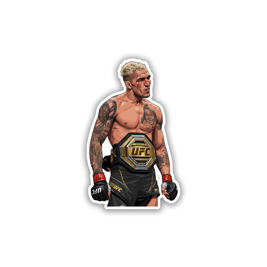 BRAZILIAN GOLDFIRE - CHARLES OLIVEIRA STICKER