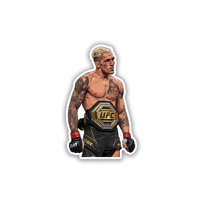 BRAZILIAN GOLDFIRE - CHARLES OLIVEIRA STICKER