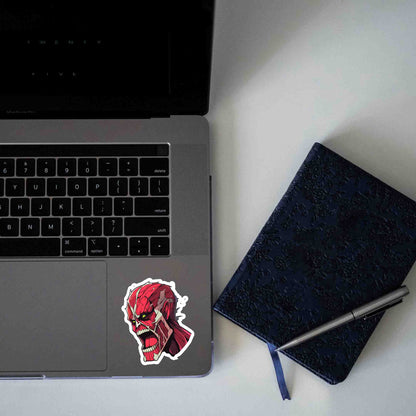 THE BEAST TITAN AOT STICKER - stickyfunk premium stickers