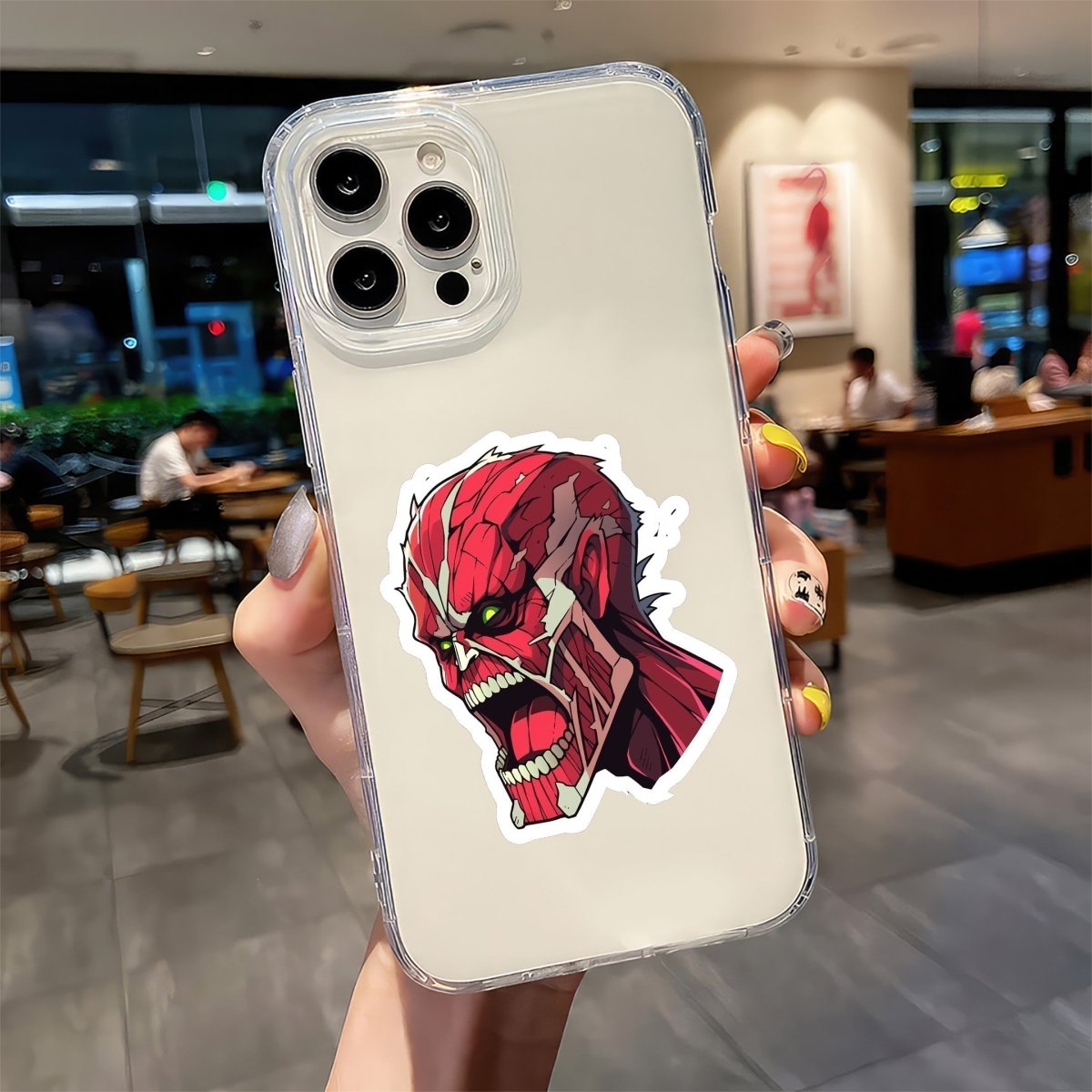 THE BEAST TITAN AOT STICKER - stickyfunk premium stickers