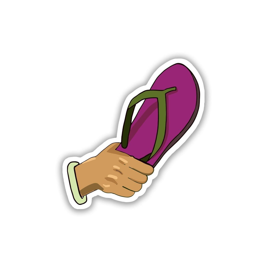 KARMA CHAPPAL STICKER - stickyfunk premium stickers