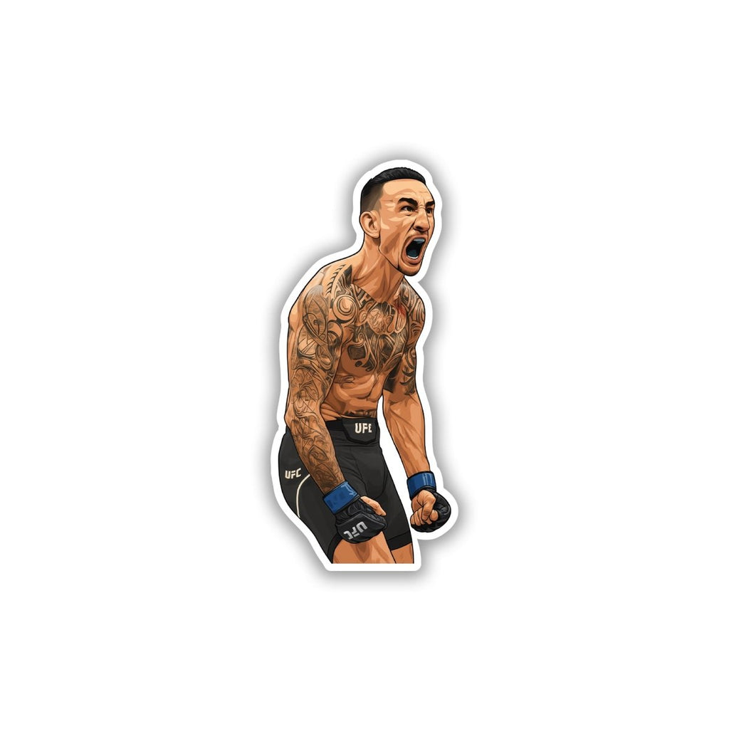 WARRIOR'S SURGE - MAX HOLLOWAY STICKER - stickyfunk premium stickers