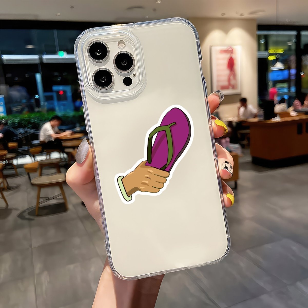 KARMA CHAPPAL STICKER - stickyfunk premium stickers