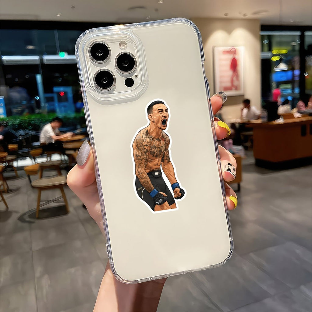 WARRIOR'S SURGE - MAX HOLLOWAY STICKER - stickyfunk premium stickers