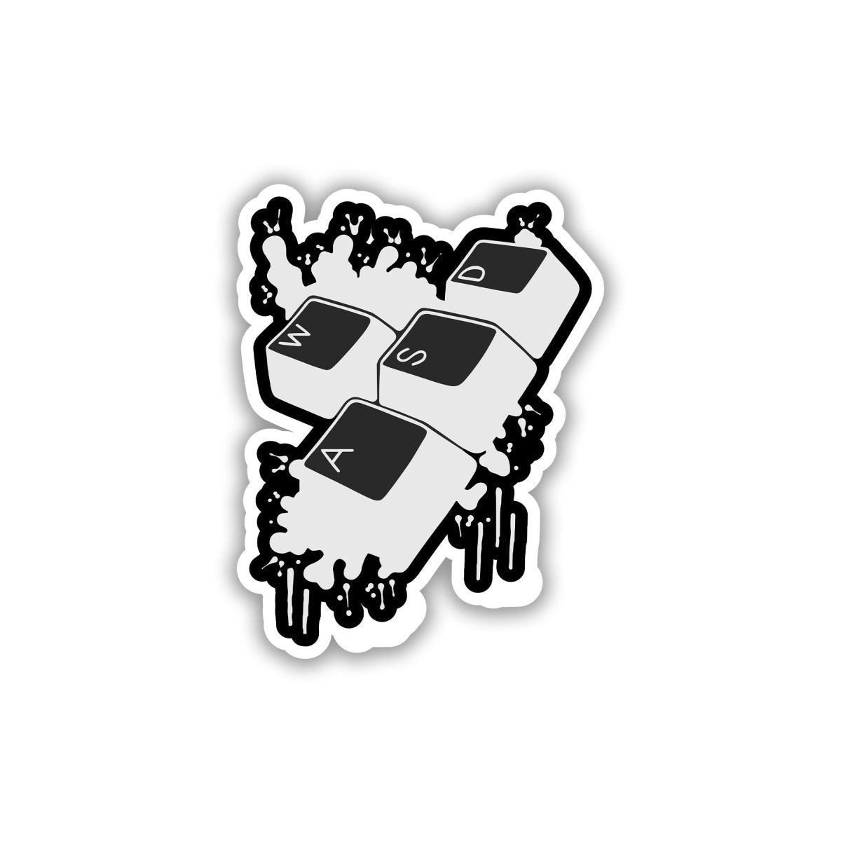THE GAMER'S COMPASS STICKER - stickyfunk premium stickers
