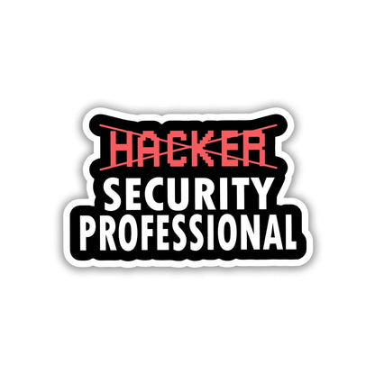 CERTIFIED PIXEL HACKER STICKER - stickyfunk premium stickers
