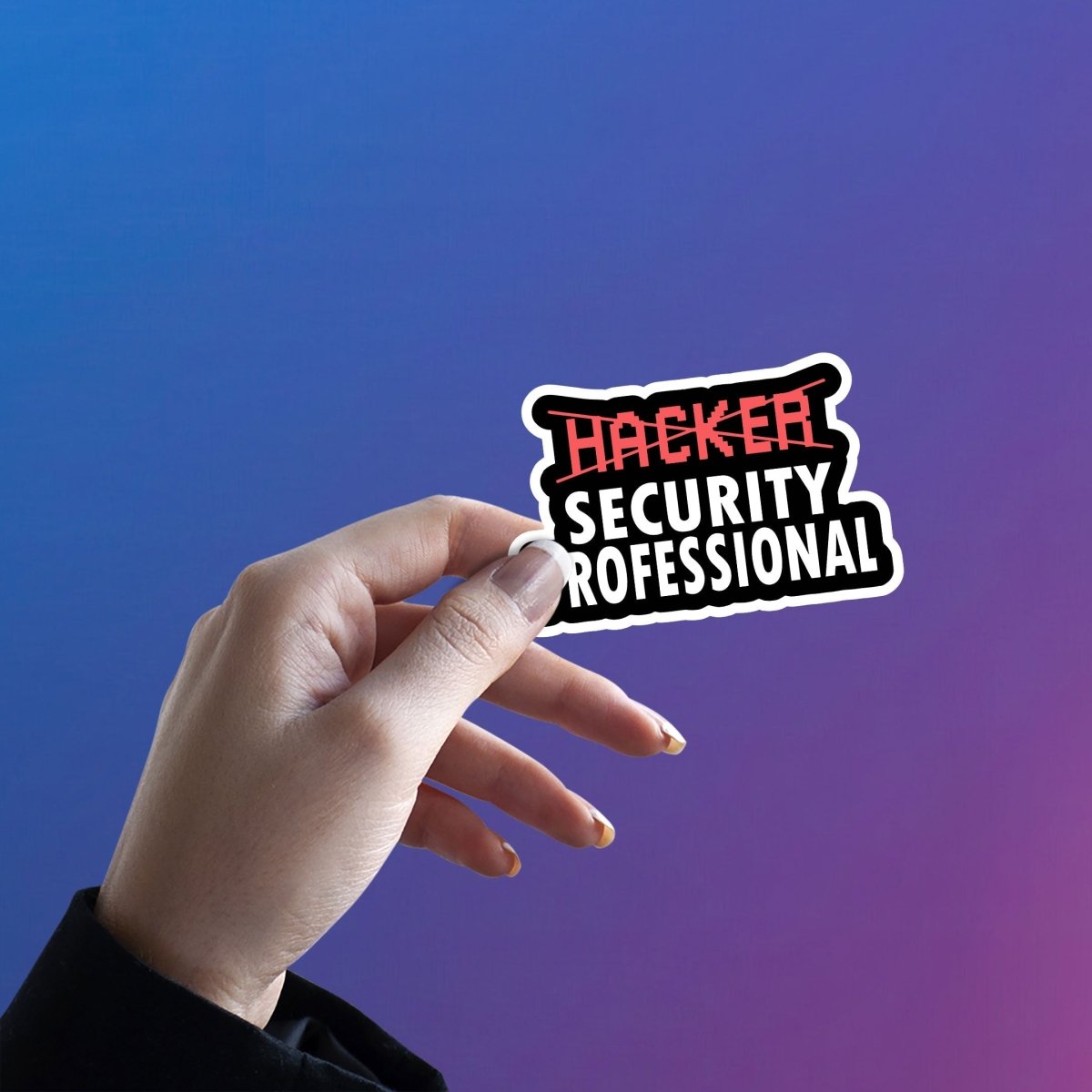 CERTIFIED PIXEL HACKER STICKER - stickyfunk premium stickers