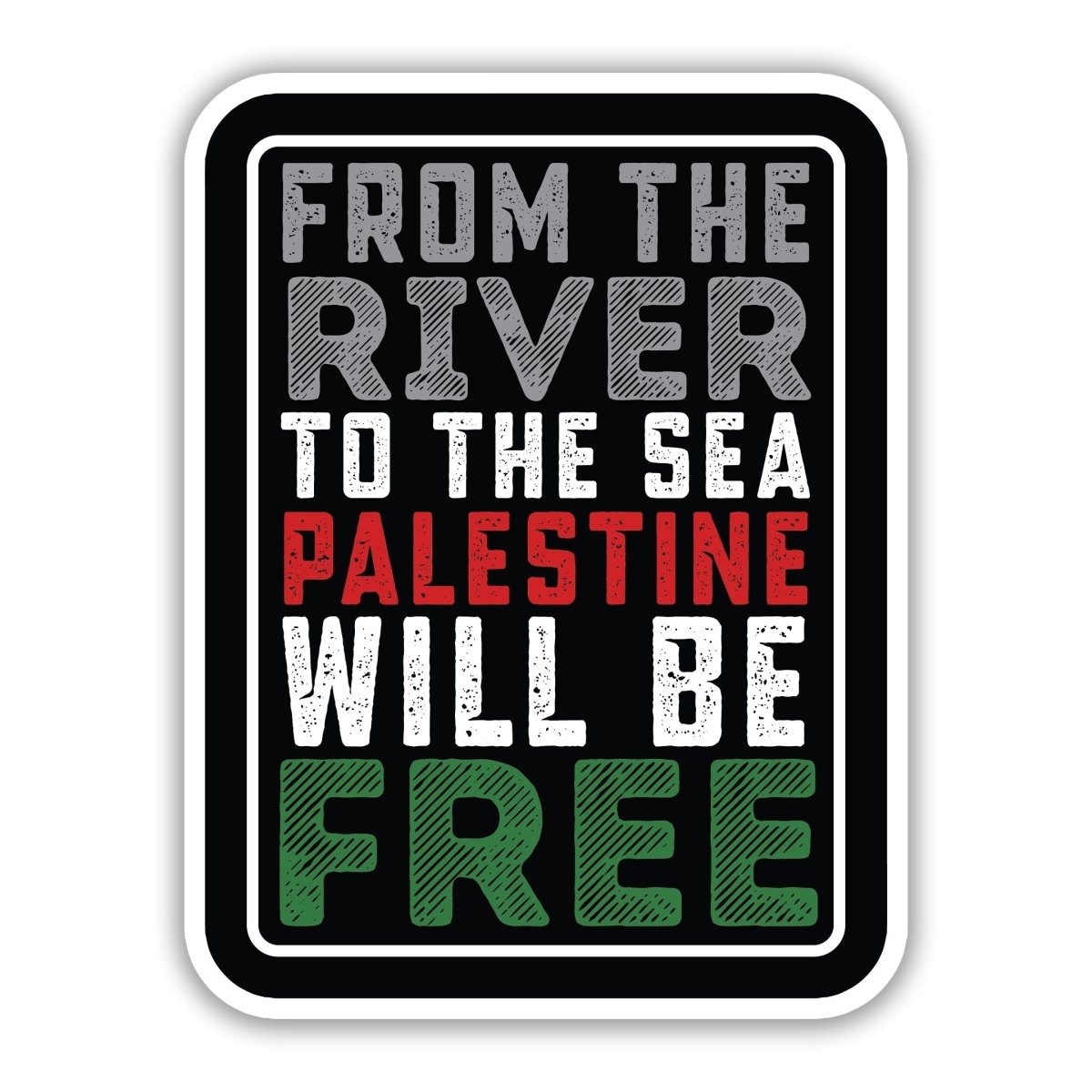 PALESTINE STICKER - 23 - stickyfunk premium stickers