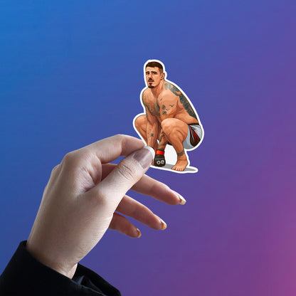SQUAT SAVAGERY - TOM ASPINALL STICKER