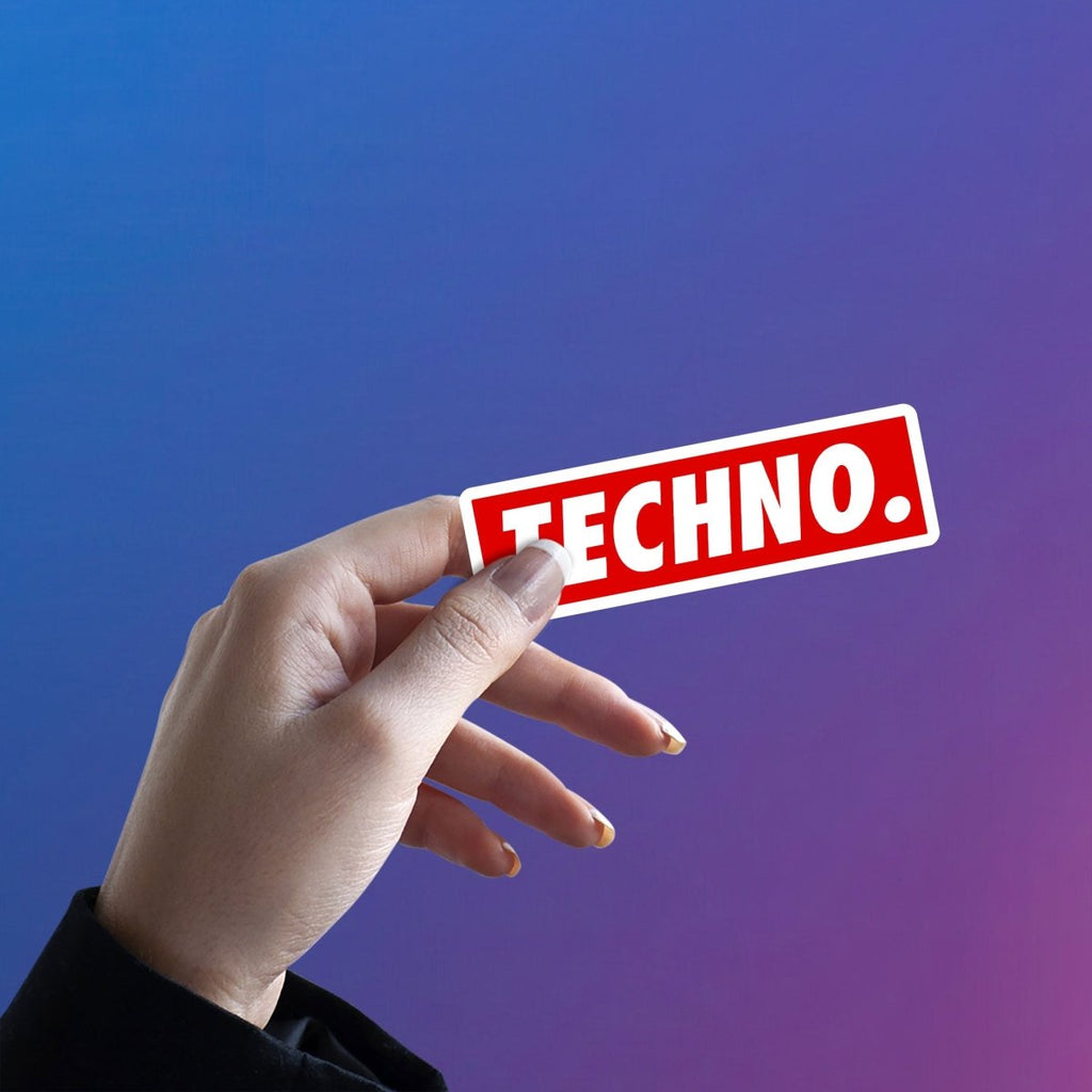 THE RAVE STAMP STICKER - stickyfunk premium stickers