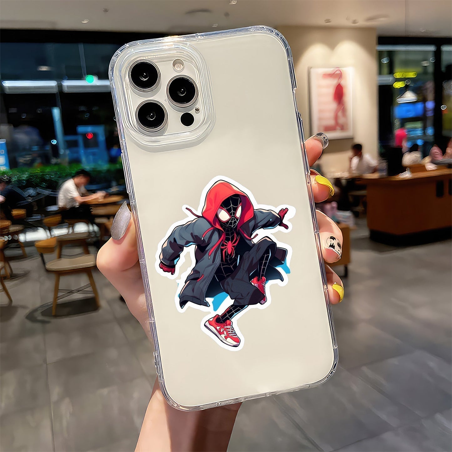SPIDER-MAN MILES MORALES IN JACKET STICKER