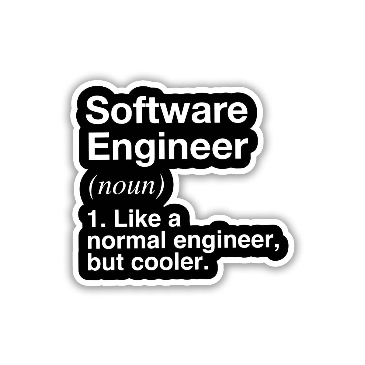 THE BUT COOLER ENGINEER STICKER - stickyfunk premium stickers