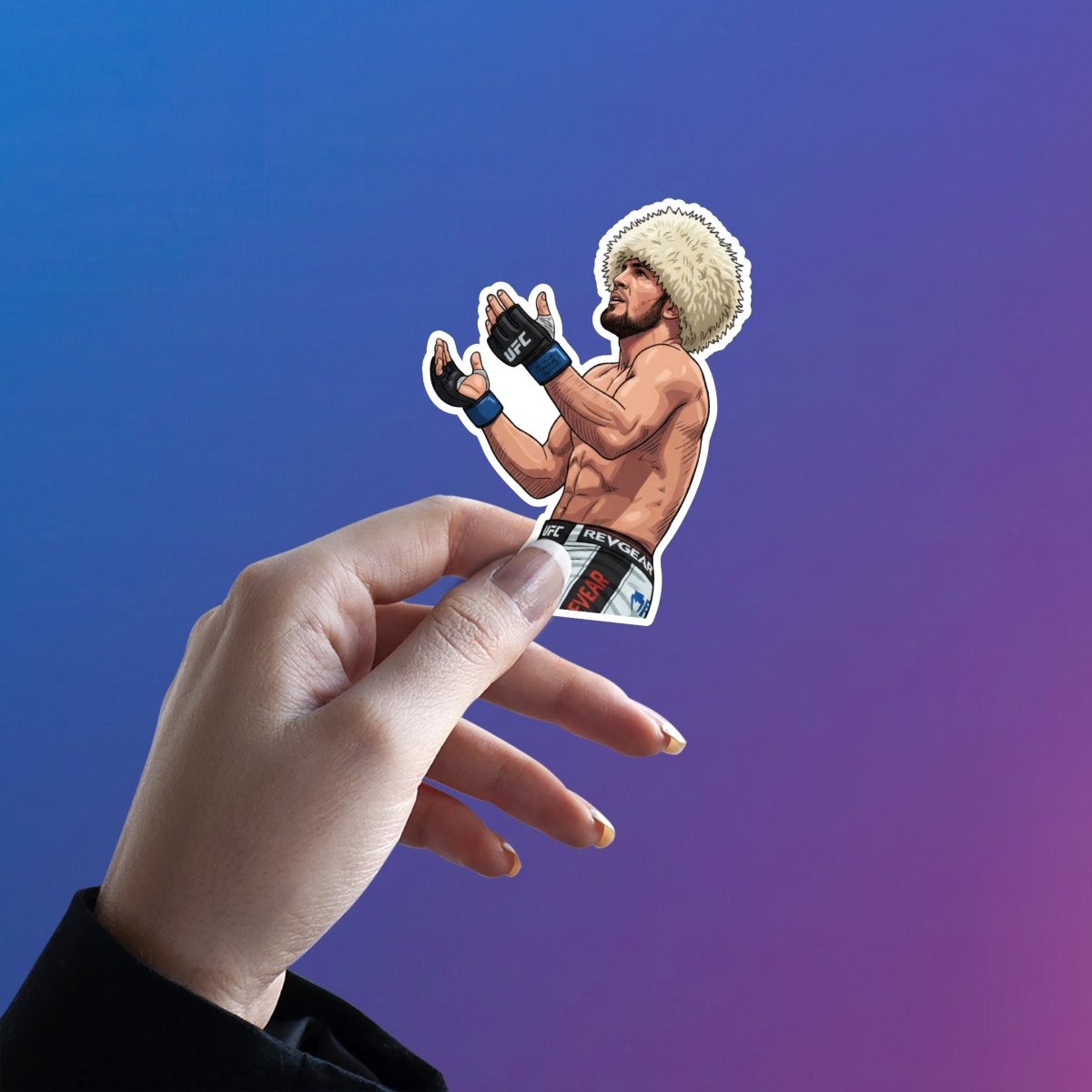 DAGESTANI REVERENCE - KHABIB NURMAGOMEDOV STICKER - stickyfunk premium stickers