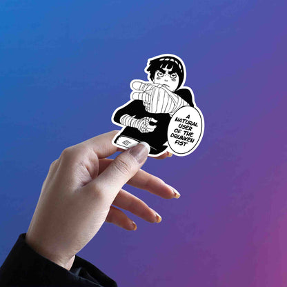 ROCK LEE NARUTO STICKER - stickyfunk premium stickers