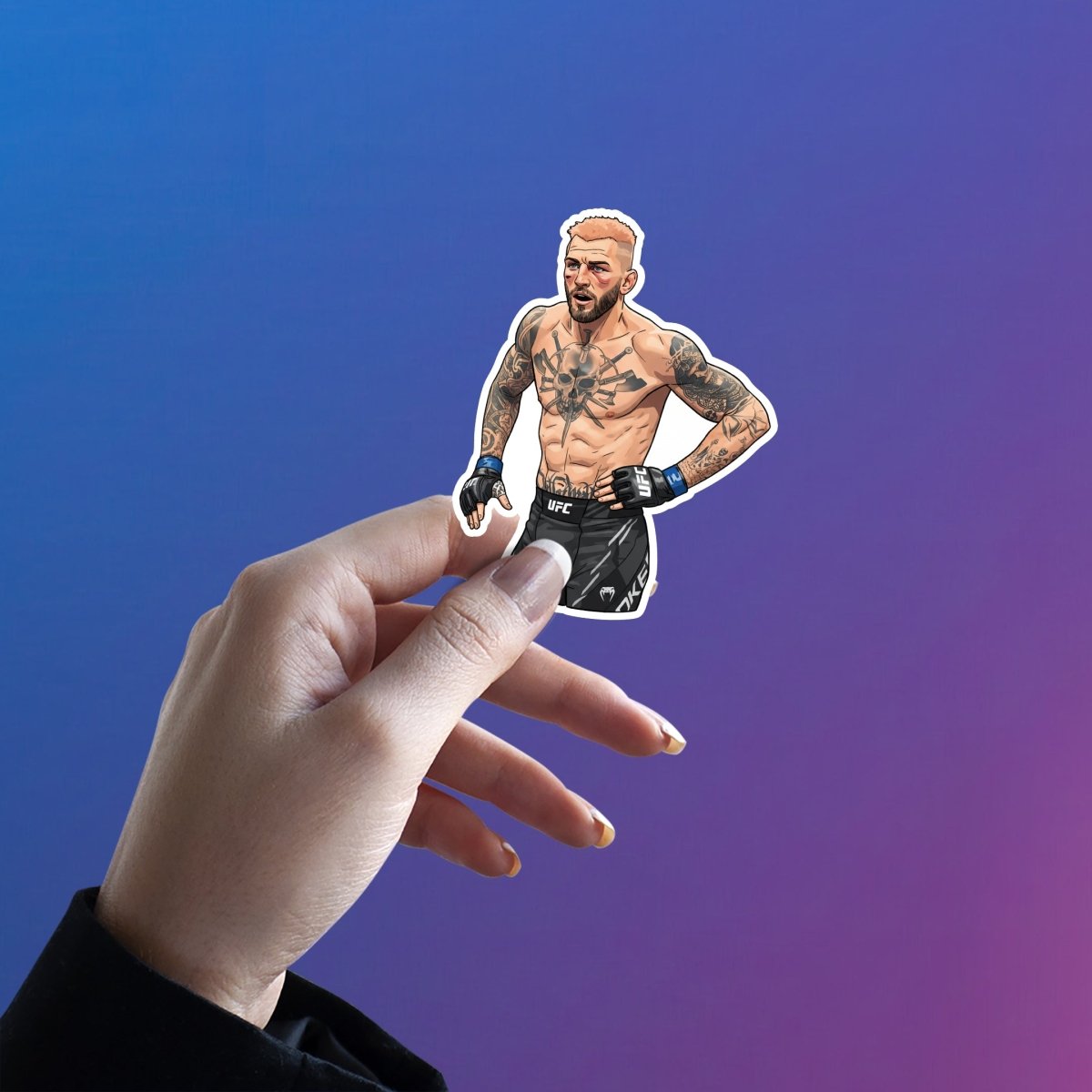 HANGMAN'S ARSENAL - DAN HOOKER STICKER - stickyfunk premium stickers