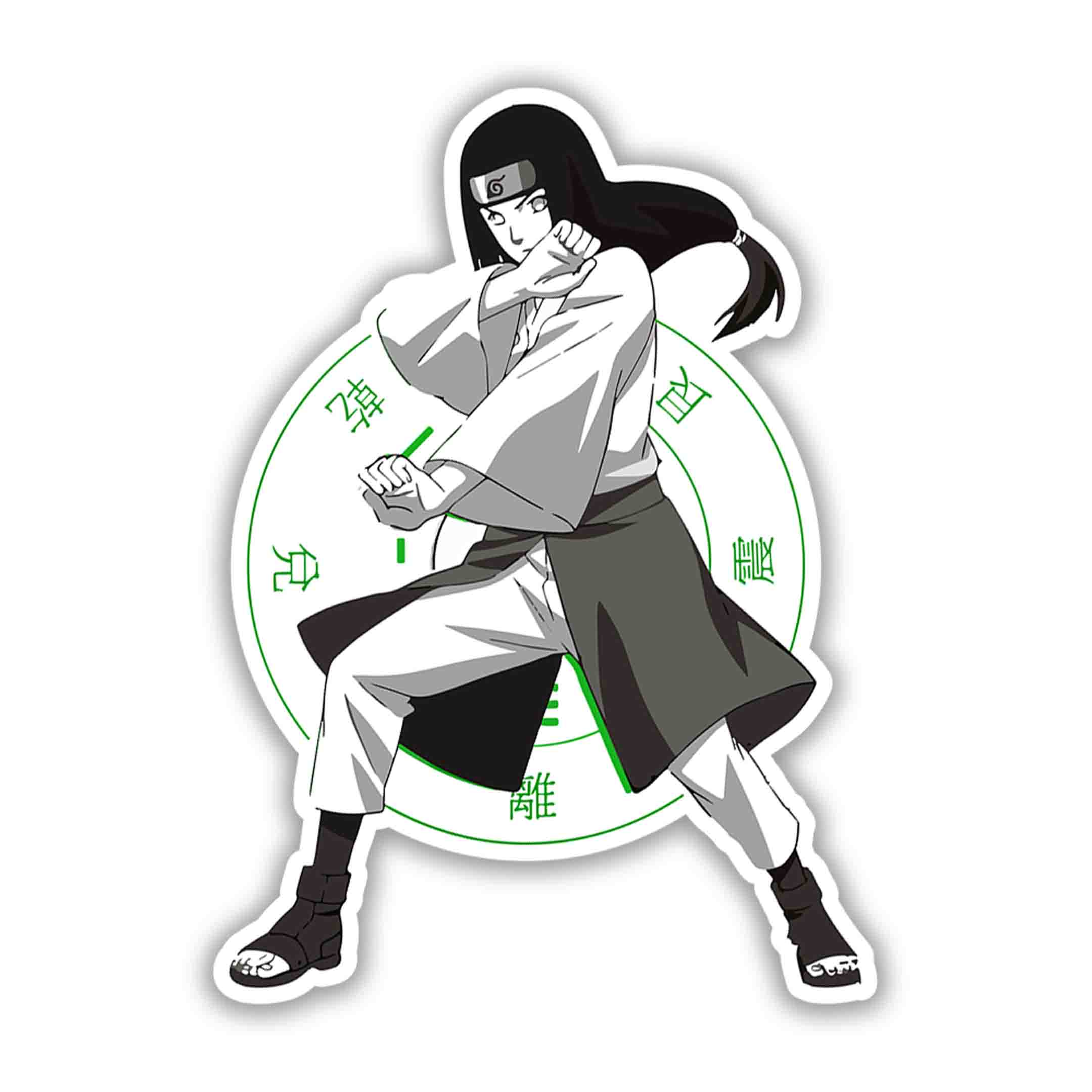 NEJI HYUGA STICKER - stickyfunk premium stickers
