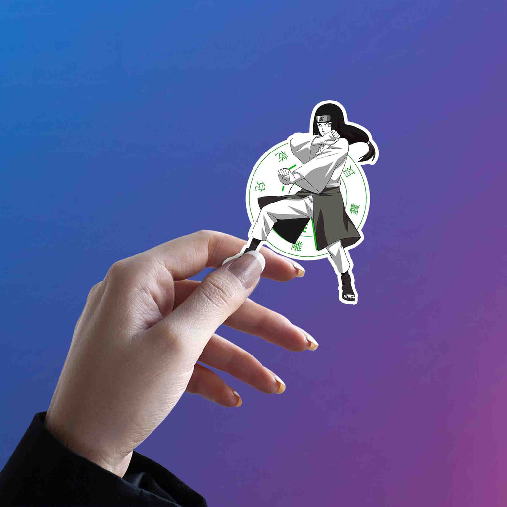 NEJI HYUGA STICKER - stickyfunk premium stickers