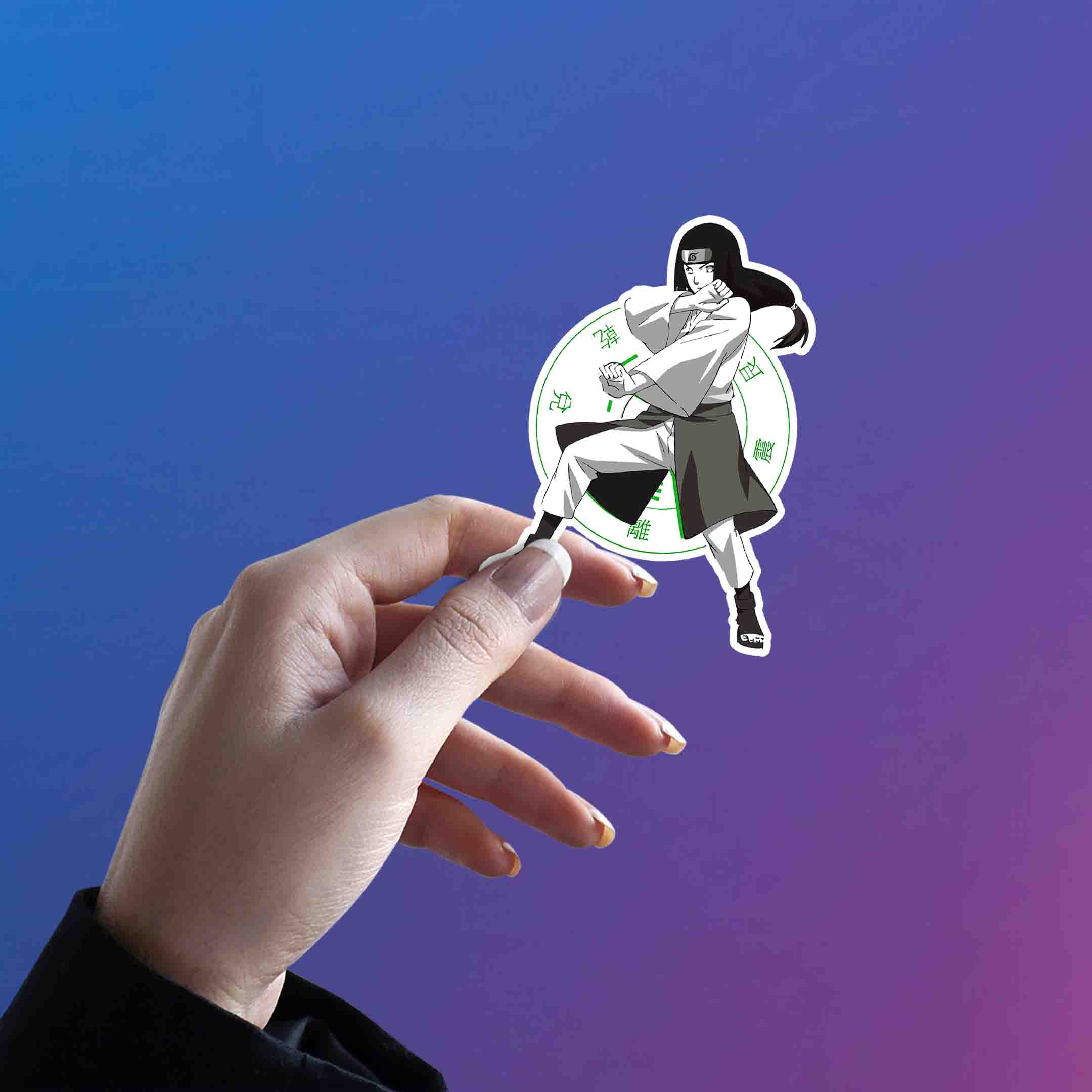 NEJI HYUGA STICKER - stickyfunk premium stickers