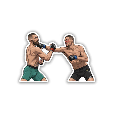 WAR OF THE ROGUES - NATE DIAZ VS. CONOR MCGREGOR STICKER