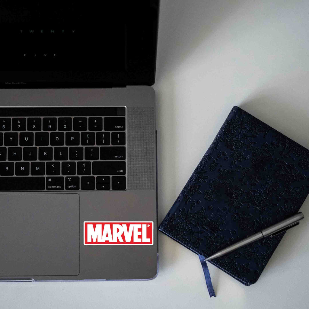 MARVELS LOGO STICKER - stickyfunk premium stickers