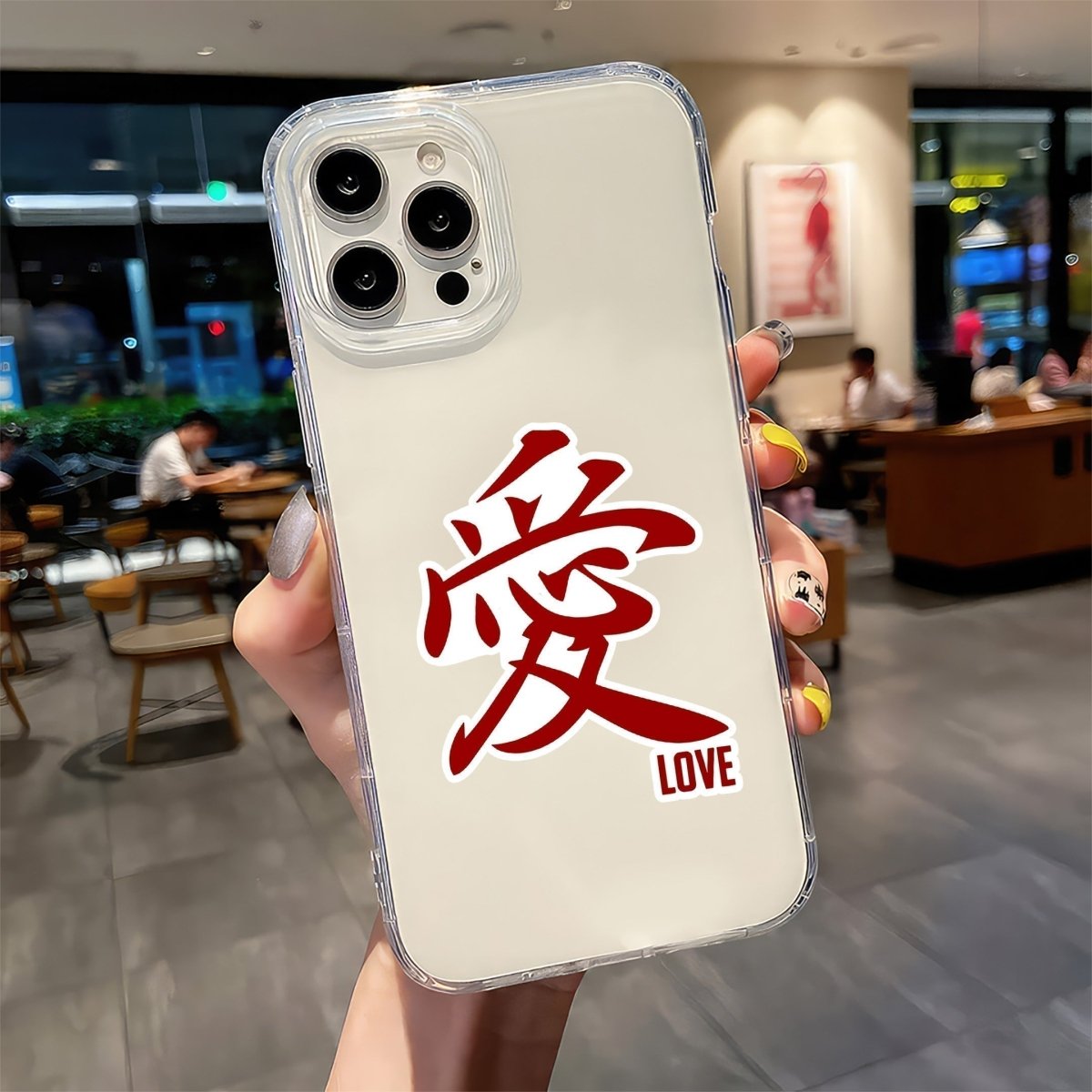 LOVE JAPANESE KANJI STICKER - stickyfunk premium stickers