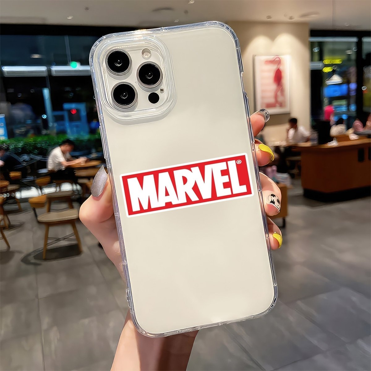 MARVELS LOGO STICKER - stickyfunk premium stickers
