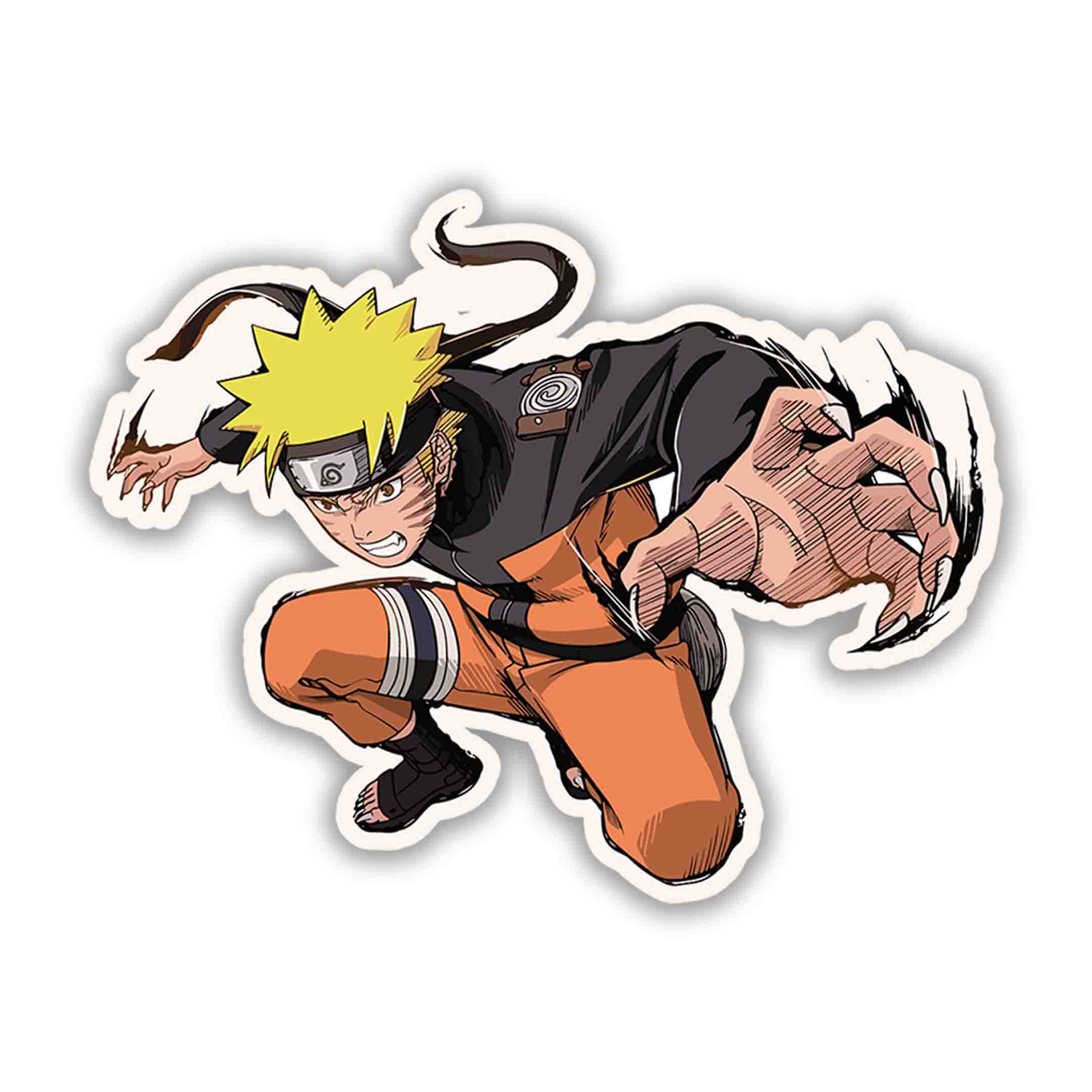 YOUNG NARUTO SHIPPUDEN STICKER - stickyfunk premium stickers