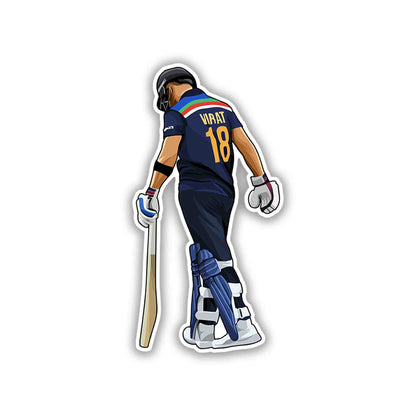 VIRAT KOHLI STICKER - 3 - stickyfunk premium stickers