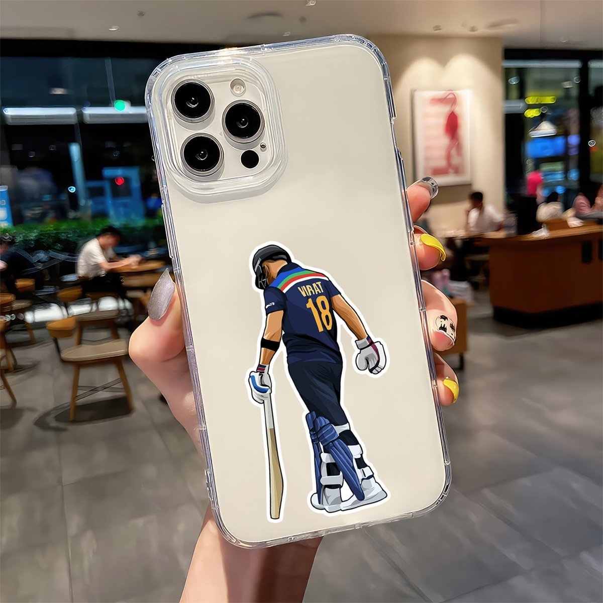 VIRAT KOHLI STICKER - 3 - stickyfunk premium stickers