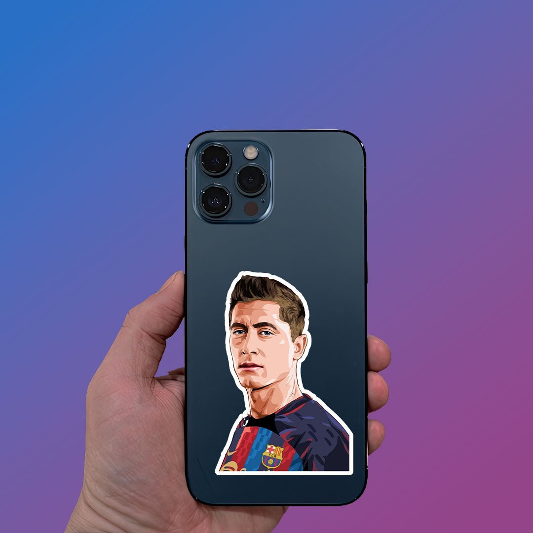 Robert Lewandowski STICKER - 2 - stickyfunk premium stickers