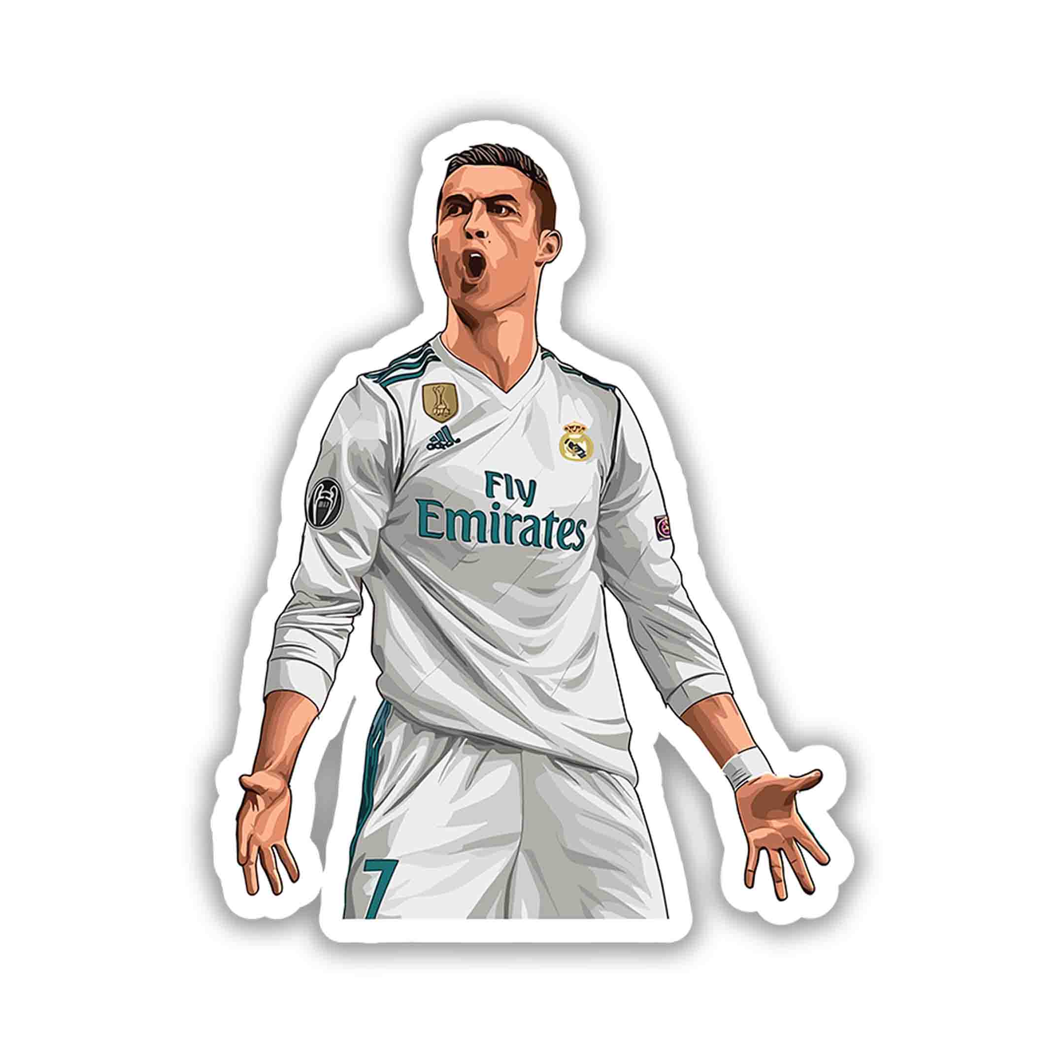 CRISTIANO RONALDO 6 - stickyfunk premium stickers