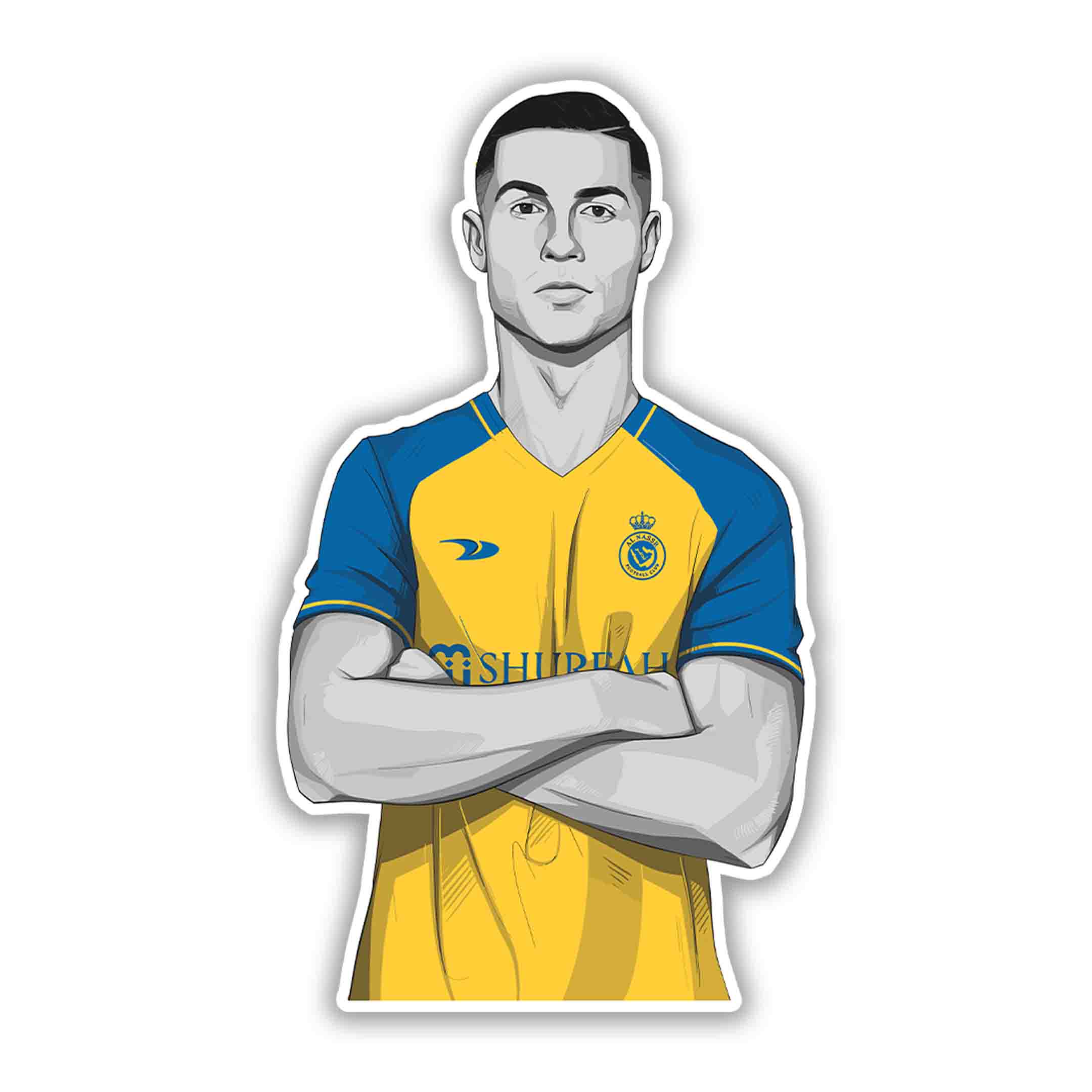 CRISTIANO RONALDO 23 - stickyfunk premium stickers