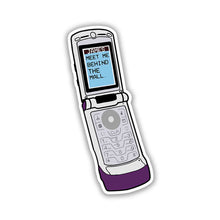 Flip Phone Meet Me Behind The Mall – Taylor Swift Sticker