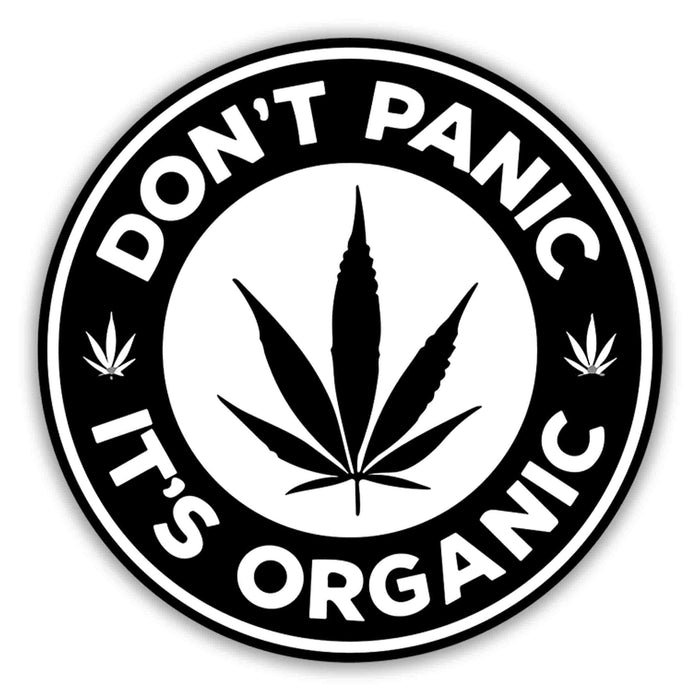 Don’t Panic It’s Organic Badge Sticker