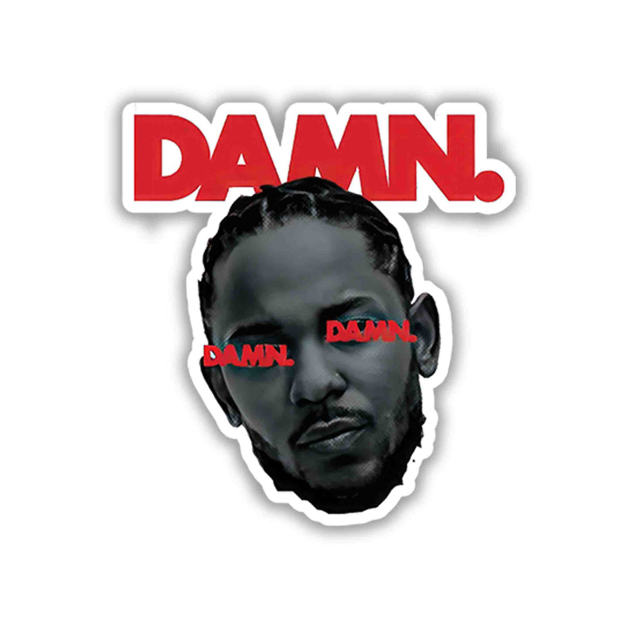DAMN Shadow Face – Kendrick Lamar Sticker