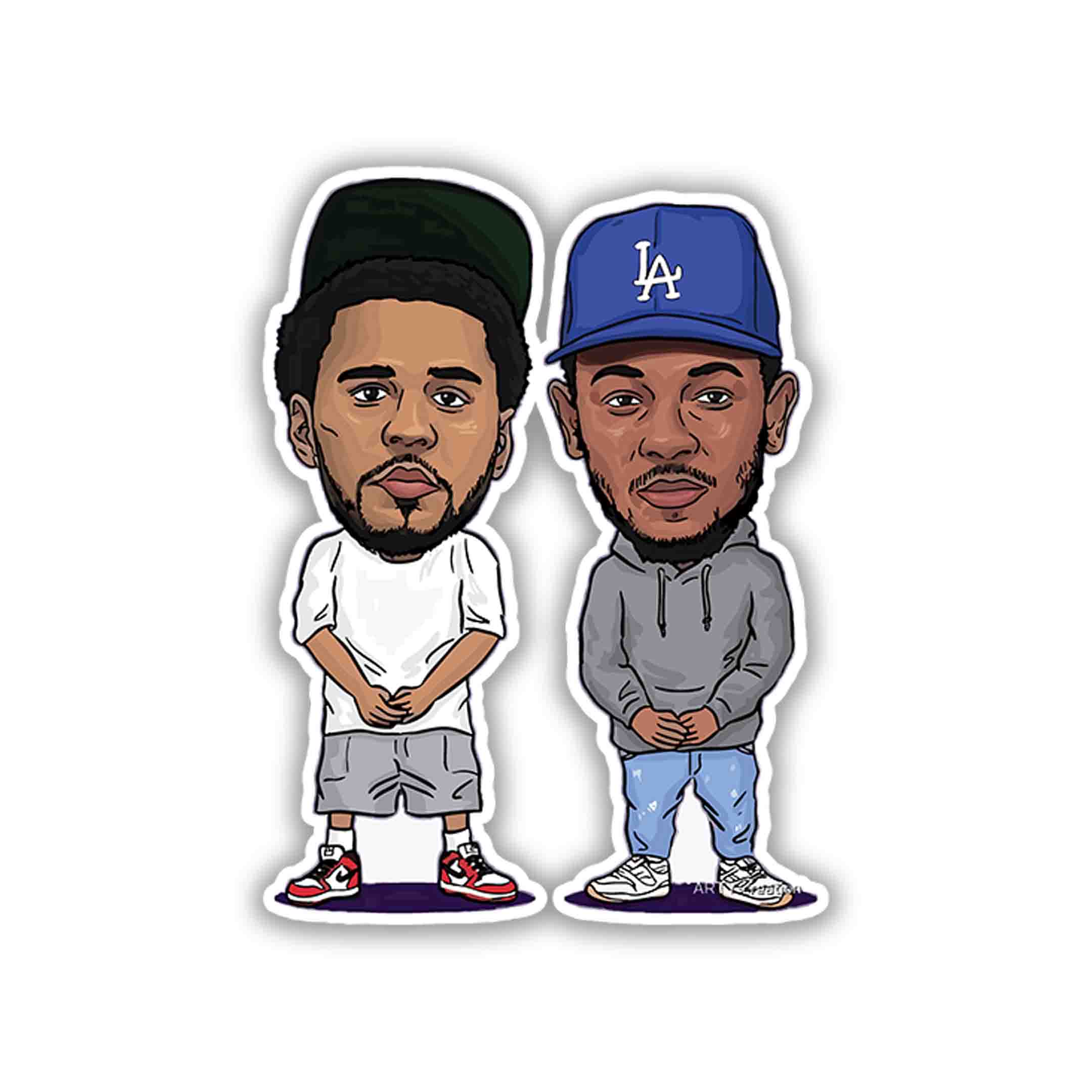 J COLE - 4 - stickyfunk premium stickers