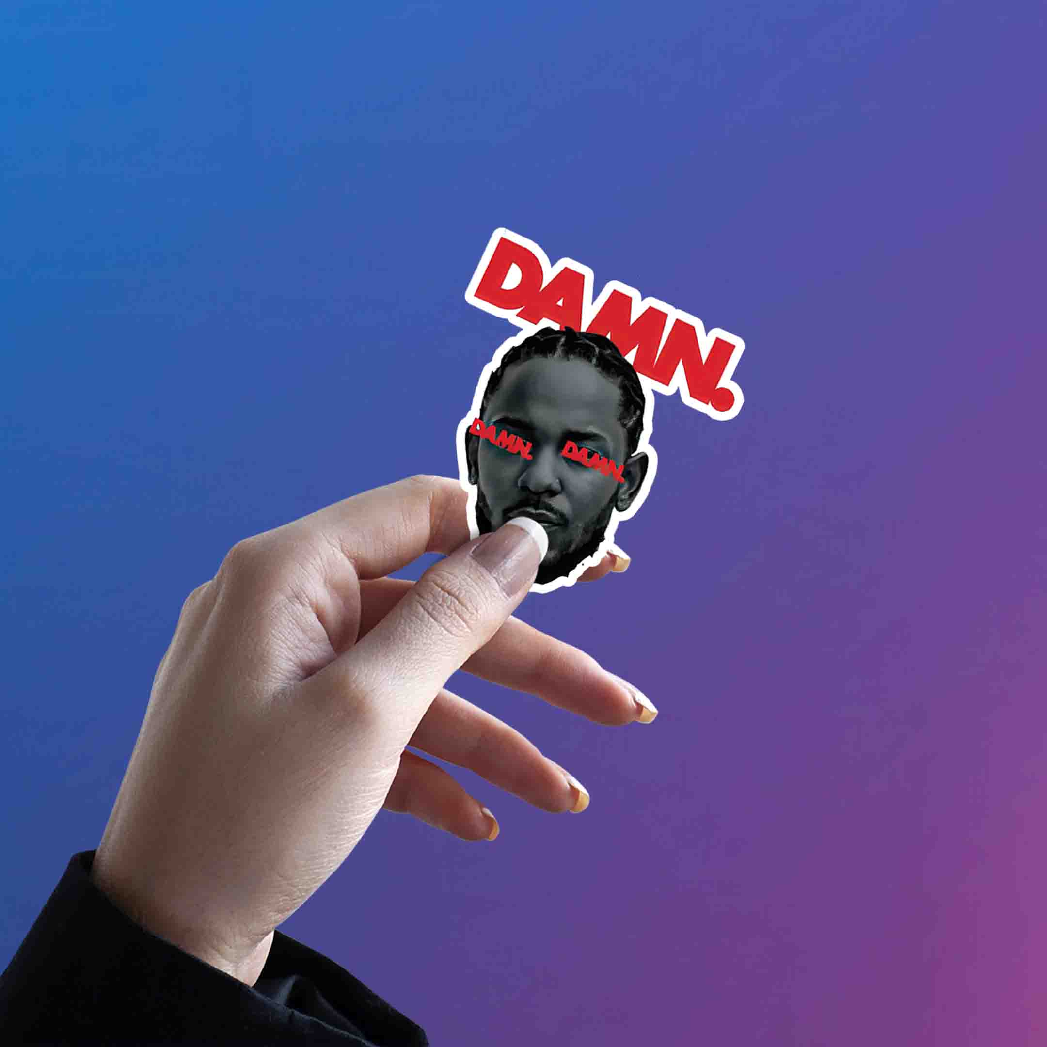 KENDRICK LAMAR - 3 - stickyfunk premium stickers